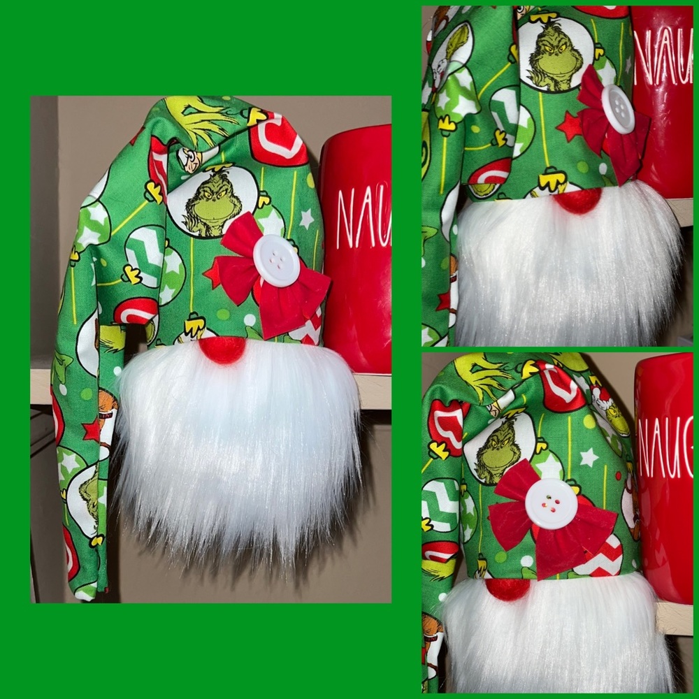 The GRINCH Handmade Merry Christmas Grinchmas Gnome 🎄